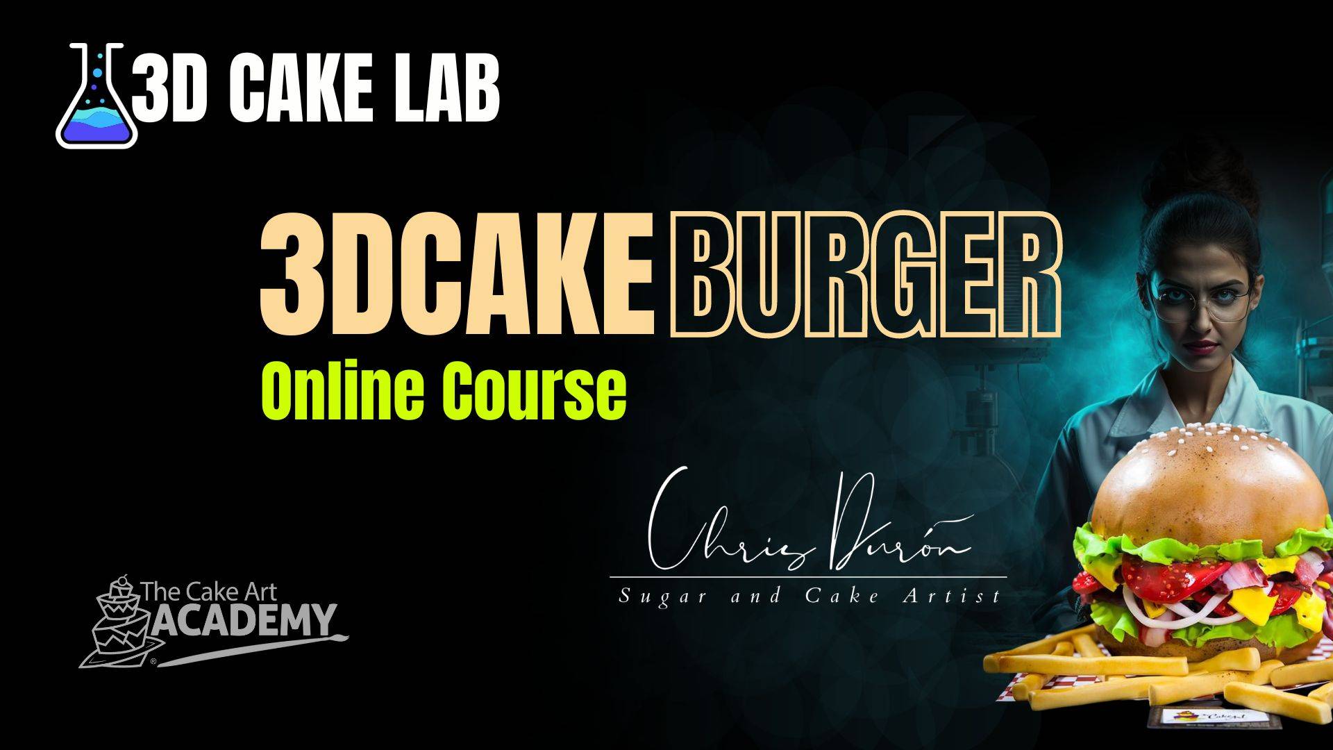 3D Cake Burger – 3D Cake Lab
