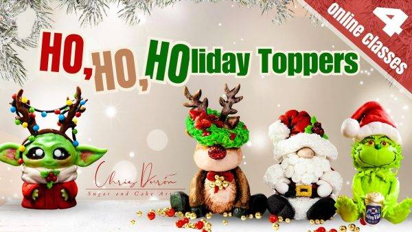 HOHOHOliday - Christmass Cake Toppers Classes Pack -Chris Duron - TheCakeArt.Academy - 021223