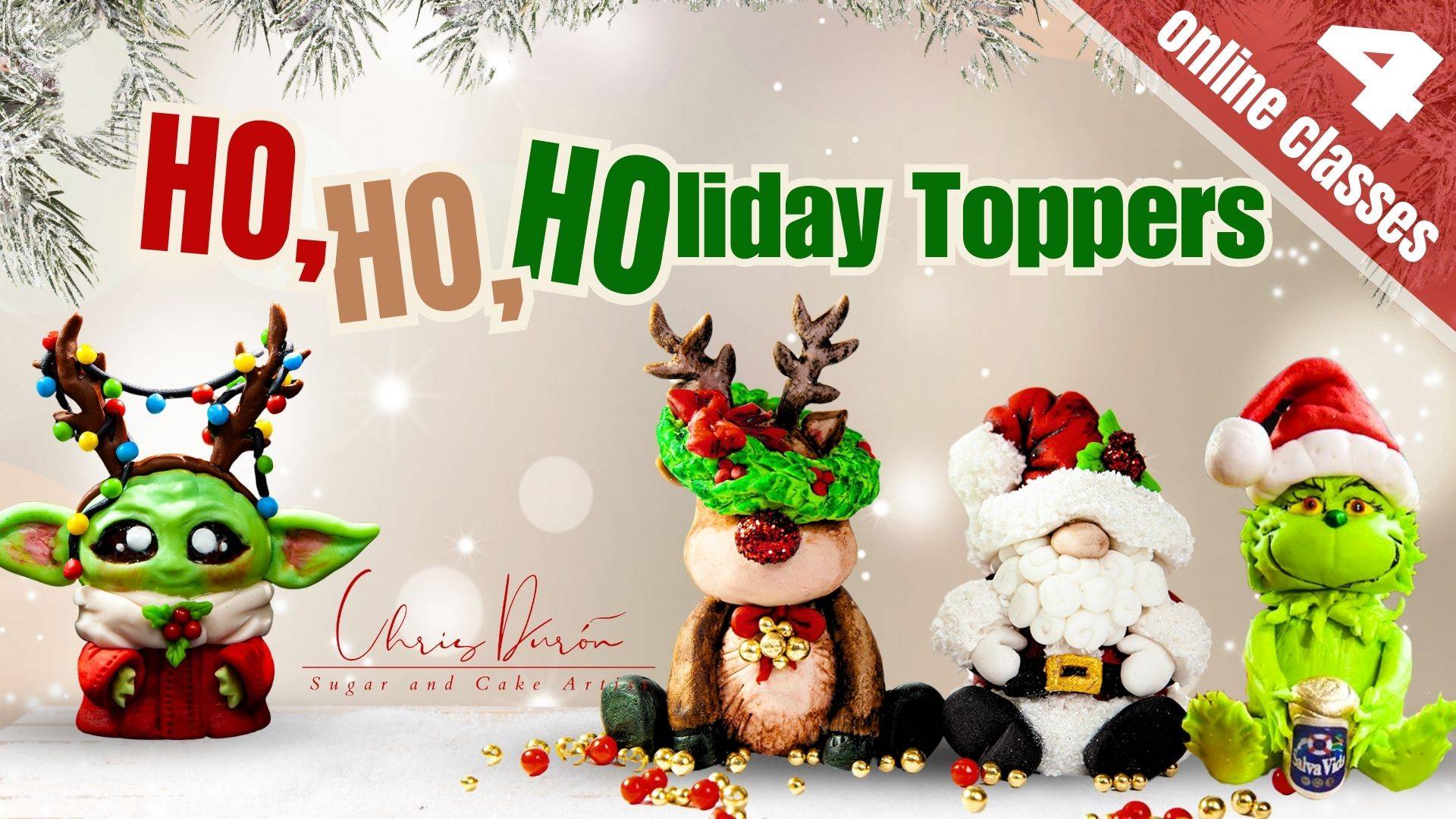 HOHOHOlidays – Christmas Cake Toppers Classes Pack